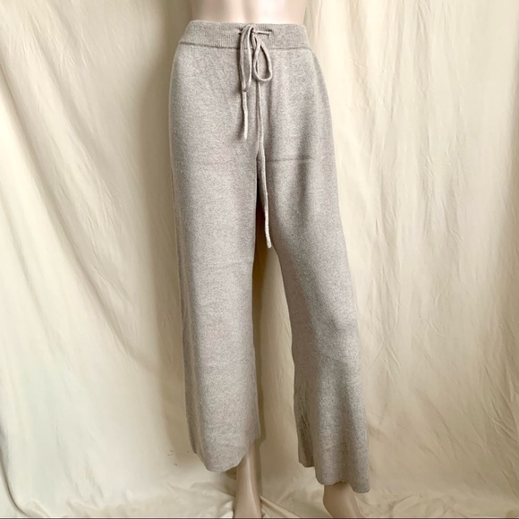 Genuine People Khaki Cashmere Drawstring Pants - Picture 5 of 16